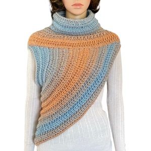 Katniss Everdeen Inspired Huntress Asymmetric Cross Body Archer Cowl Vest M/L